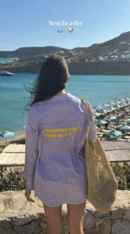 Μελίνα Νικολαΐδη: Ανακαλύπτει νέες ομορφιές στη Μύκονο με εντυπωσιακές φωτογραφίες διακοπών 2 Στιγμές στη Μύκονο
