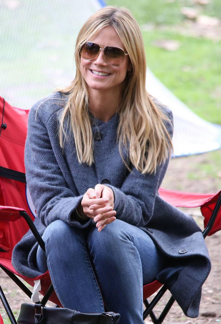 Heidi Klum And Family At Soccer Camp In Brentwood