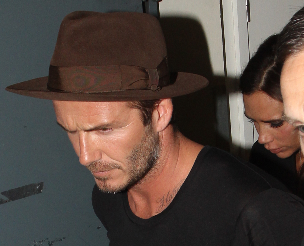Celebrities seen leaving The Arts Club where Victoria Beckham celebrated her 40th birthday in London, UK