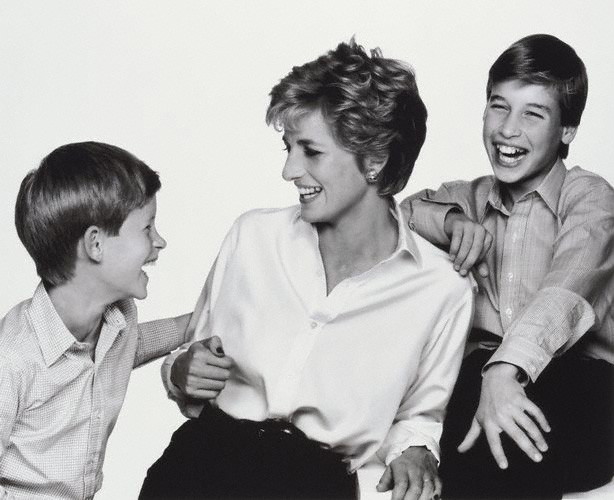 NPG P717(16),Diana, Princess of Wales with her sons,by John Swannell