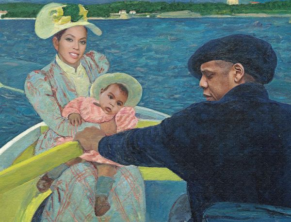 Carter Family Portraits - J a y Z, Queen B and Solange get the high art treatment