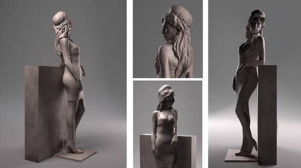 showbiz-amy-winehouse-statue-design