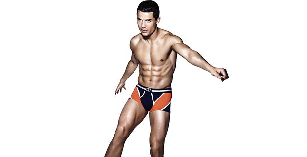 Cristiano Ronaldo models new underwear range