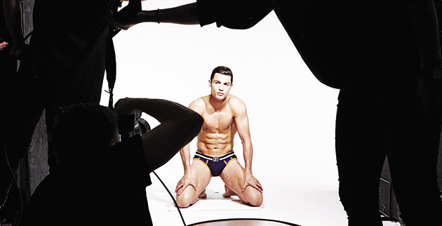 Cristiano Ronaldo models new underwear range