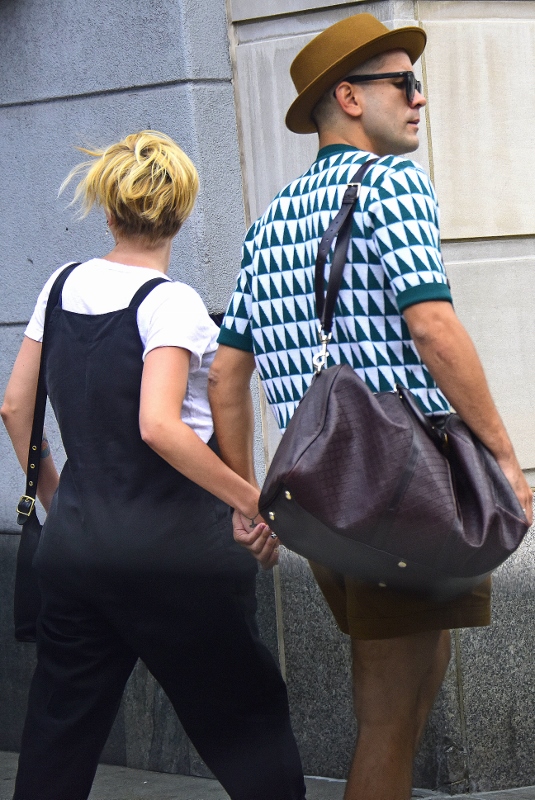 Scarlett Johansson and Romain Dauriac hold hands while out in New York City