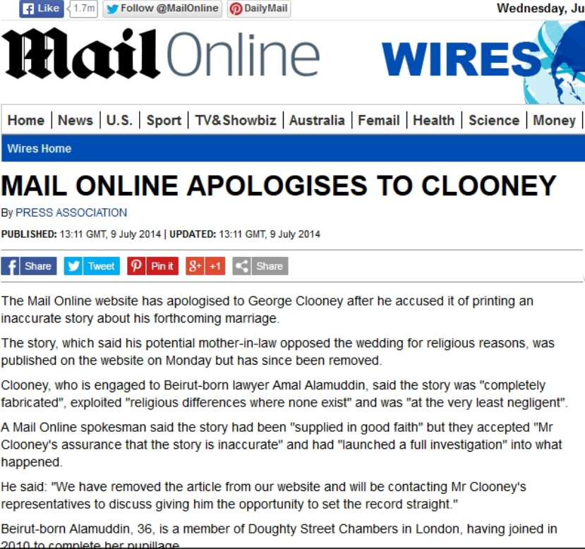 clooneymail