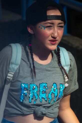 EXCLUSIVE: Noah Cyrus and her sister Miley's assistant Cheyne Thomas spotted in front of the Medilanum Forum in Milan