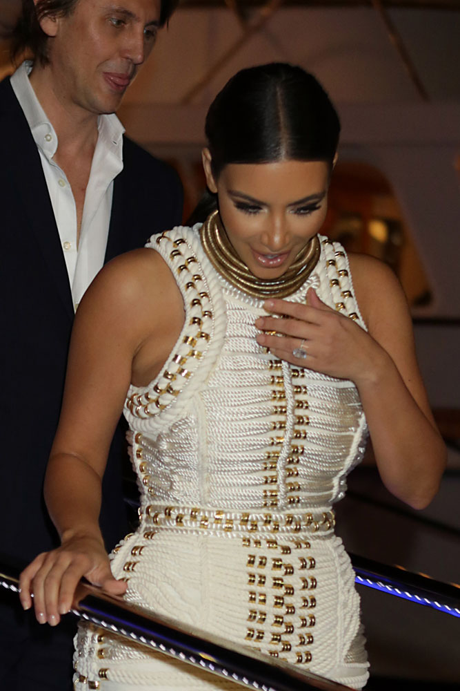 Kim Kardashian leaving Mail Online party in Cannes