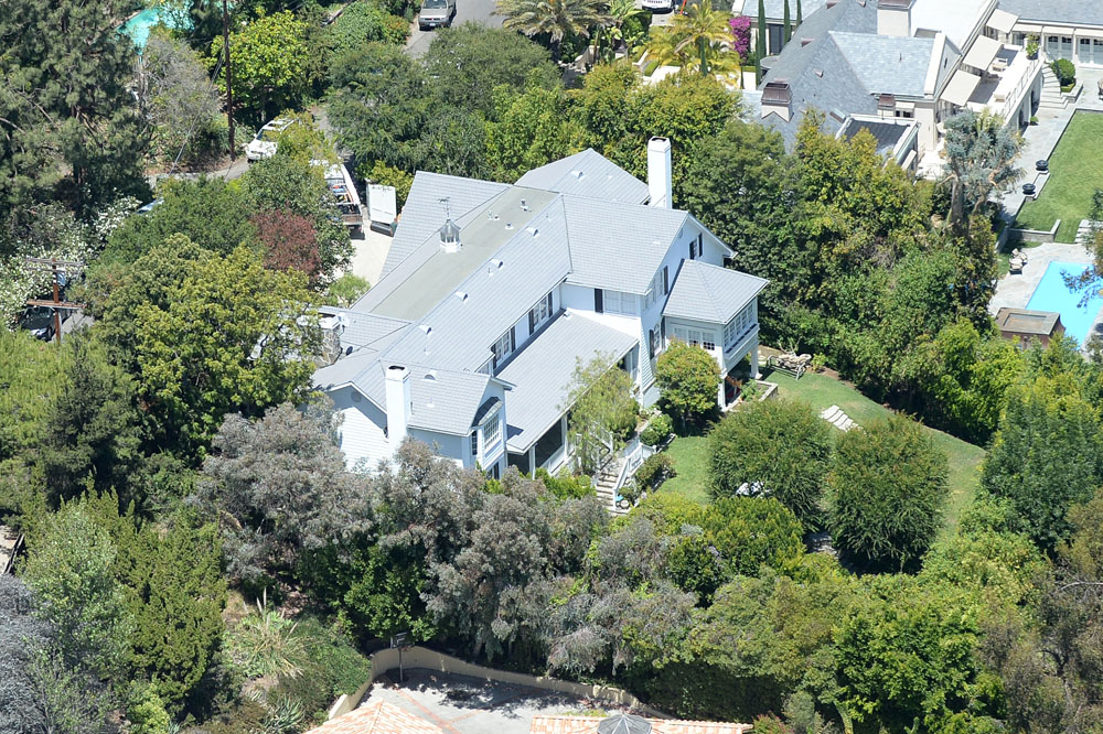 Ashton Kutcher and Mila Kunis's new home in Beverly Hills, California.