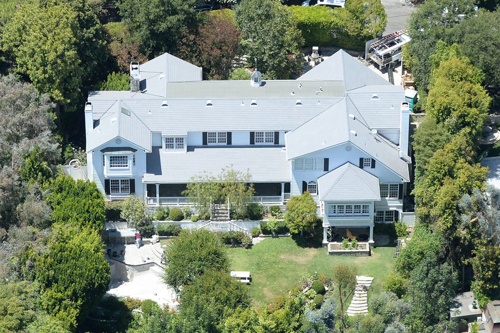Ashton Kutcher and Mila Kunis's new home in Beverly Hills, California.