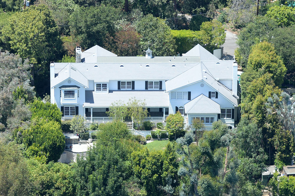 Ashton Kutcher and Mila Kunis's new home in Beverly Hills, California.
