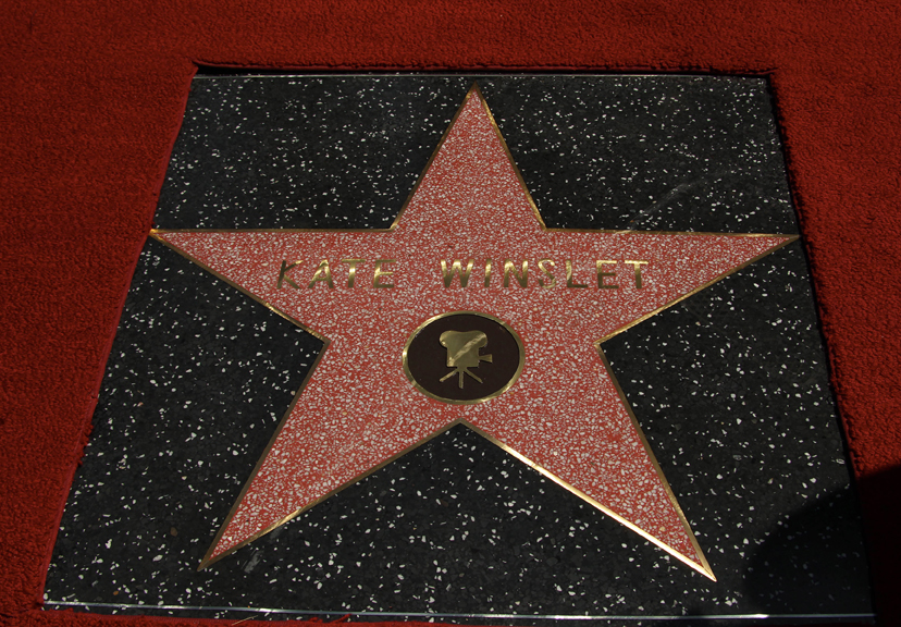 Academy Award winner Kate Winslet receives her star on the Walk Of Fame in Hollywood, Ca