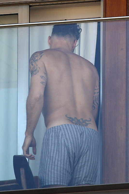 EXCLUSIVE: Ricky Martin strips down to just his boxers in Rio