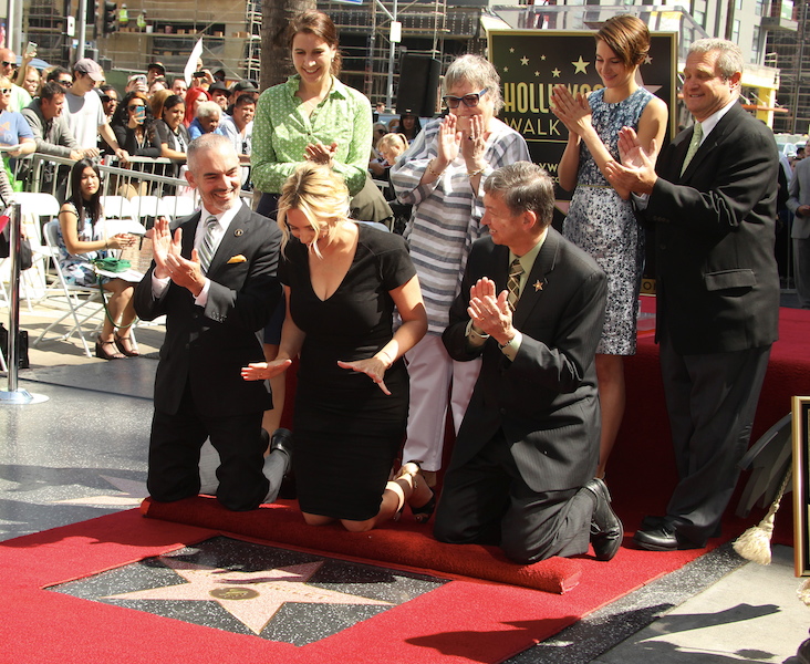 Academy Award winner Kate Winslet receives her star on the Walk Of Fame in Hollywood, Ca