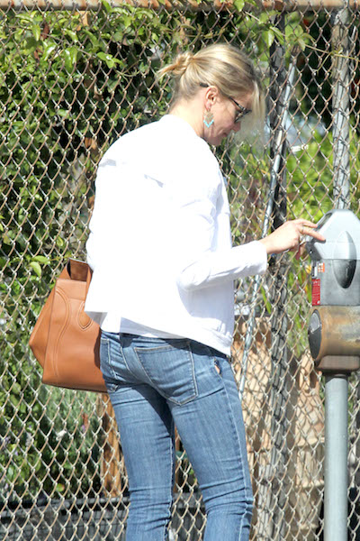 EXCLUSIVE: Cameron Diaz takes care of business in Westwood