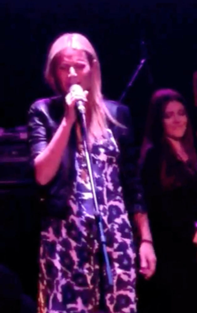 Gwyneth Paltrow performs country songs at Los Angeles concert