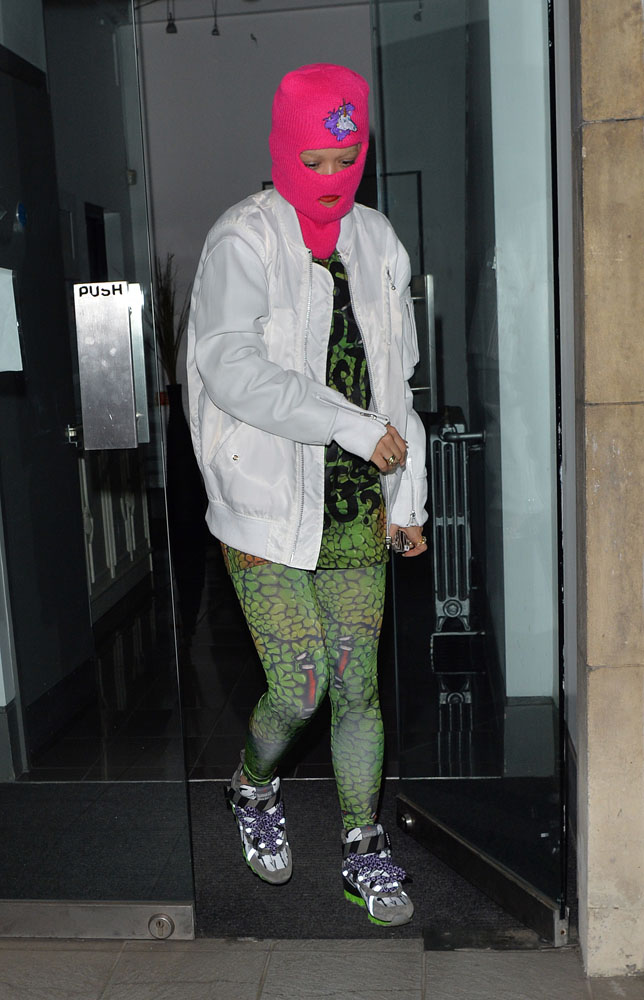 Rita Ora at a studio in west London
