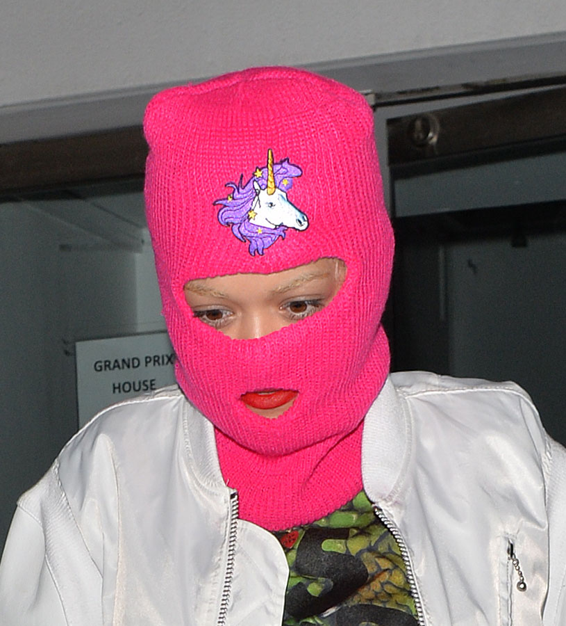 Rita Ora at a studio in west London