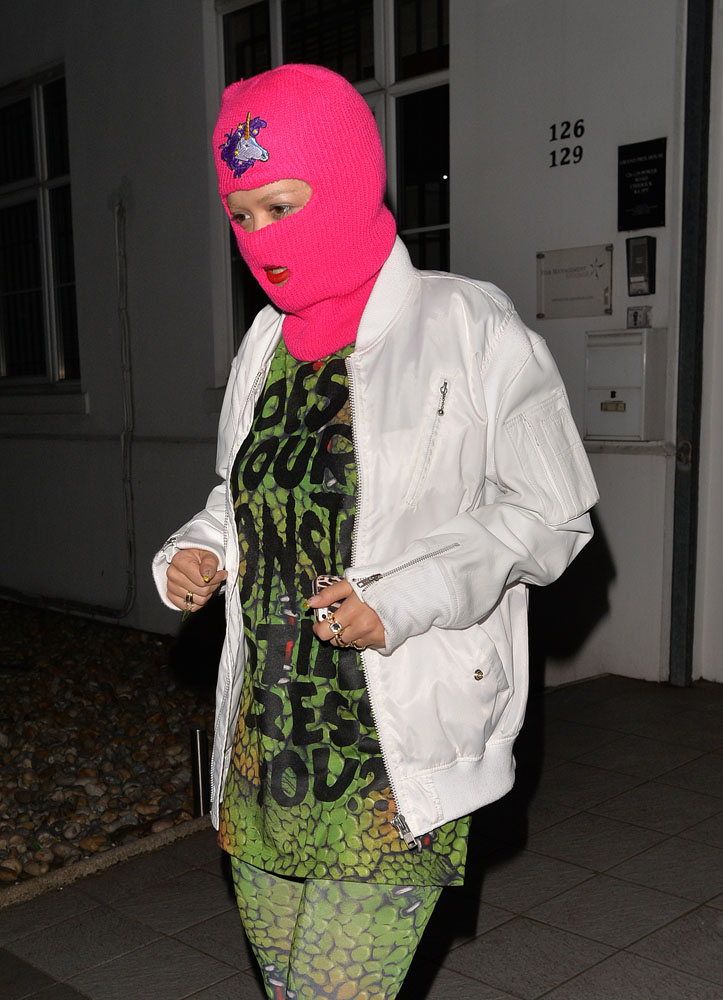 Rita Ora at a studio in west London