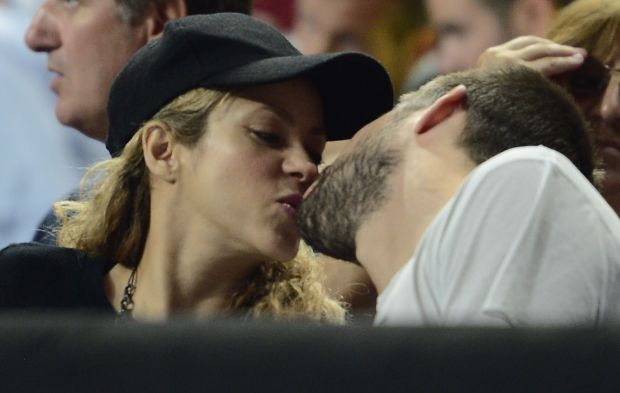 Shakira and Gerard Pique enjoy World Bascketball Championships in Barcelona during USA-SLOVENIA