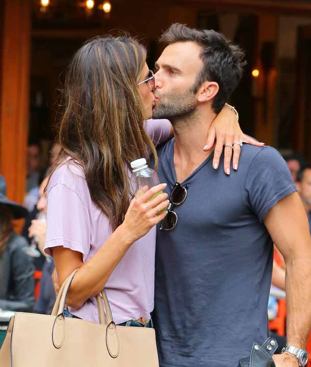 Alessanda Ambrosio lock lips with husband Jamie Mazur in NYC