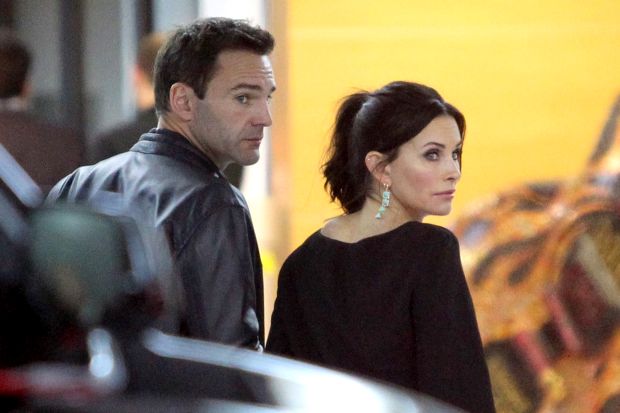 Courteney Cox and Johnny McDaid enjoy date night at Soho House