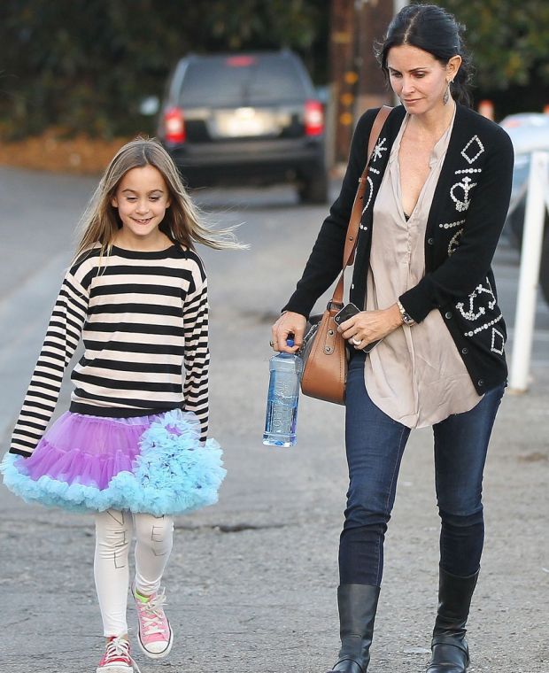 Courteney Cox Spends The Day With Coco